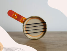 DIY játék hangszer : Készíts bendzsót! 😁🪕
